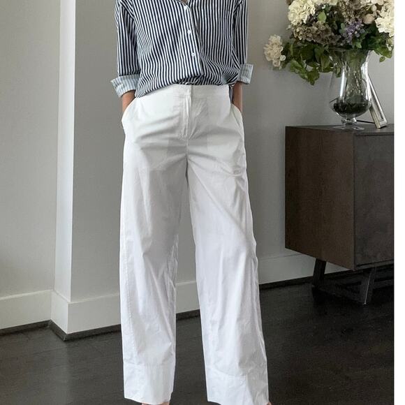 Toteme Pants - Toteme Twisted-Seam Cotton Straight Leg Pants NWOT